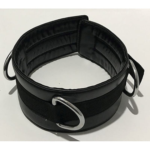 3 D Rings Bondage Collar by BDStyle