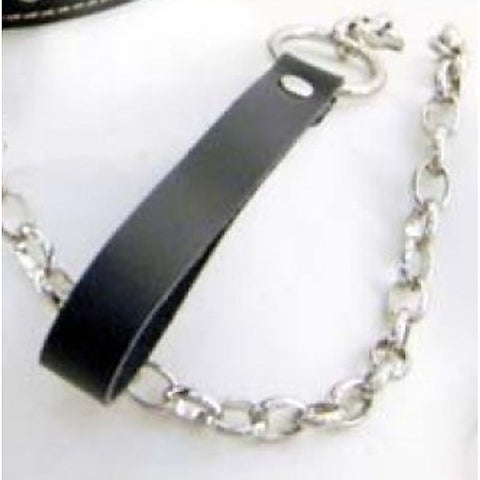 Spiked Leather Collar with Lead by BDStyle