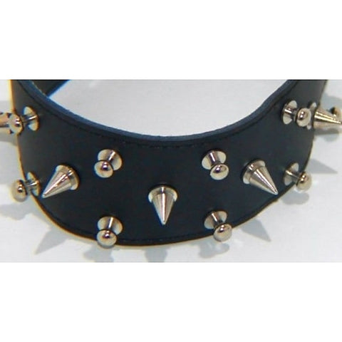 Rocky Studded & Spiked Collar Light by BDStyle