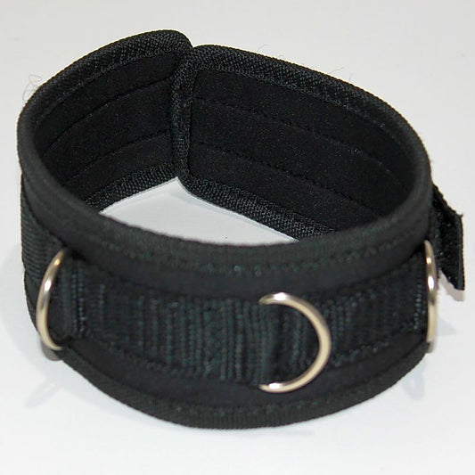 Neoprene BDSM Collar with D Links by BDStyle