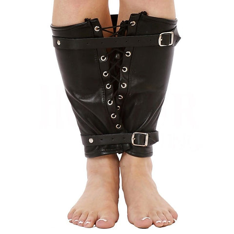 Adjustable Faux Leather Leg Binder by BDStyle