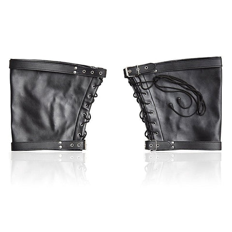 Adjustable Faux Leather Leg Binder by BDStyle