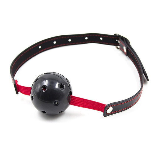 Pin Buckle Breathable O Ring Ball Gag by BDStyle