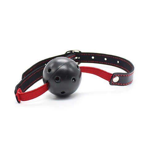 Pin Buckle Breathable O Ring Ball Gag by BDStyle