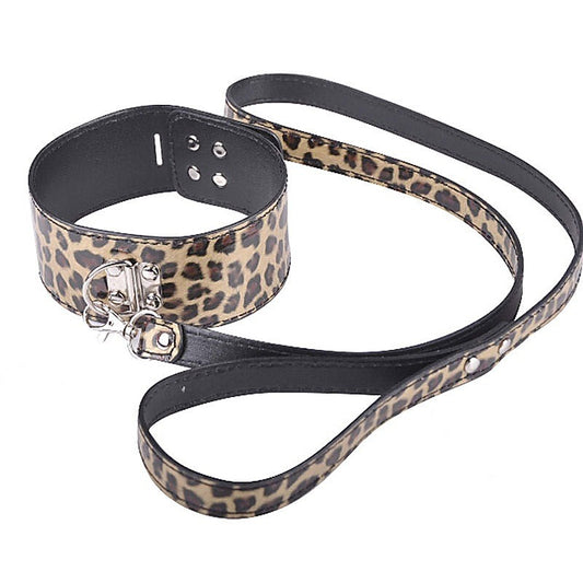 Wild Leopard Collar and Leash by BDStyle