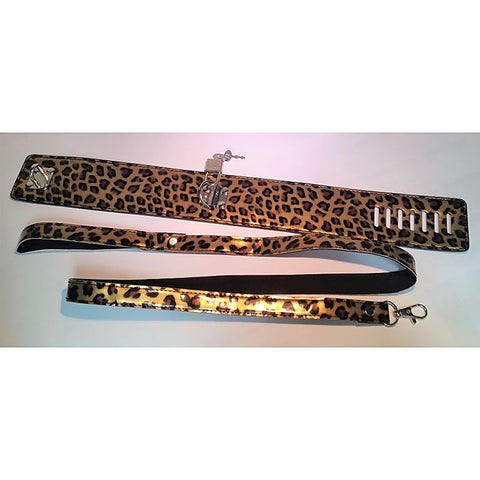 Wild Leopard Collar and Leash by BDStyle