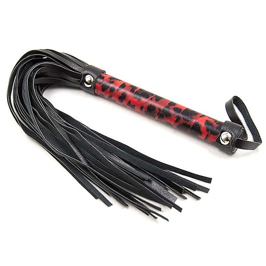 Red Leopard Whip by BDStyle