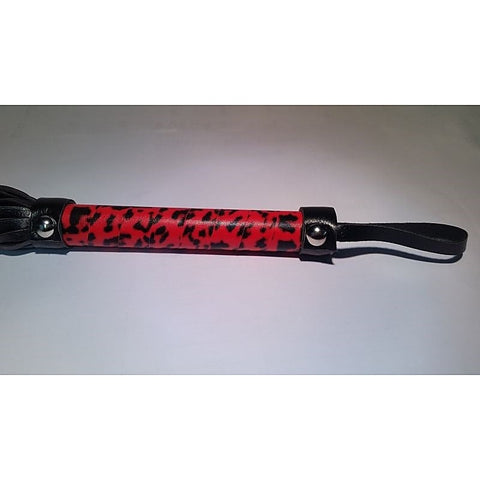Red Leopard Whip by BDStyle