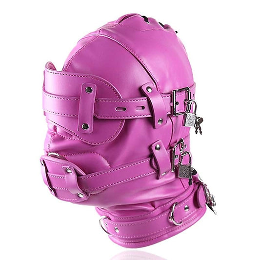 Bug-Eyed Lockdown Hood With Penis Gag by BDStyle