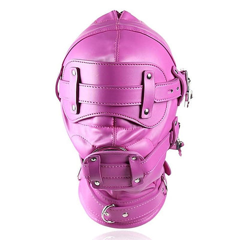 Bug-Eyed Lockdown Hood With Penis Gag by BDStyle