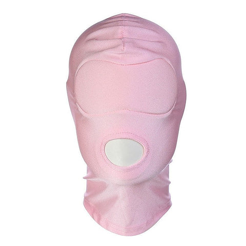 Spandex Open Mouth Hood With Padded Blindfold by BDStyle