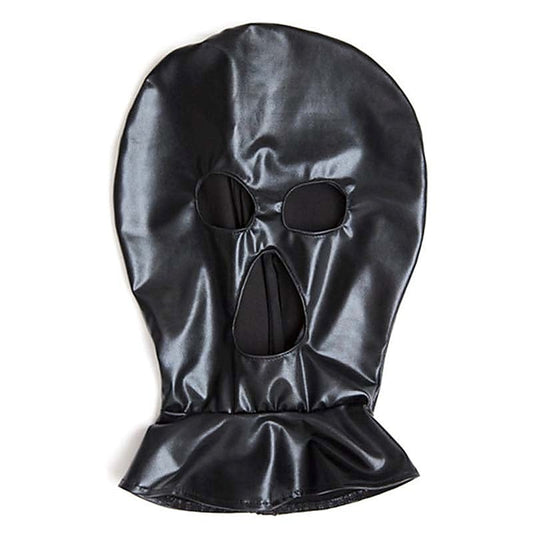Open Mouth & Eyes PVC Bondage Hood by BDStyle