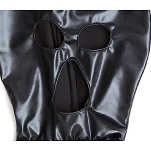Open Mouth & Eyes PVC Bondage Hood by BDStyle