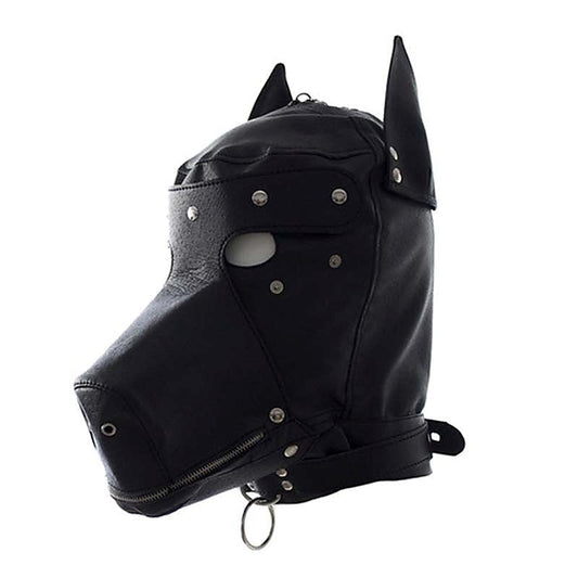 Hound Dog Hood With Detachable Blindfold by BDStyle