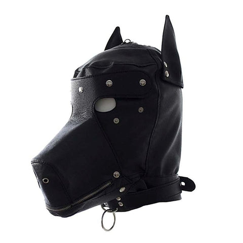 Hound Dog Hood With Detachable Blindfold by BDStyle