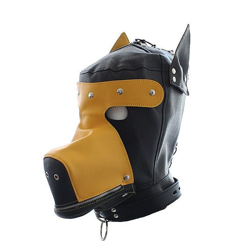 Hound Dog Hood With Detachable Blindfold by BDStyle