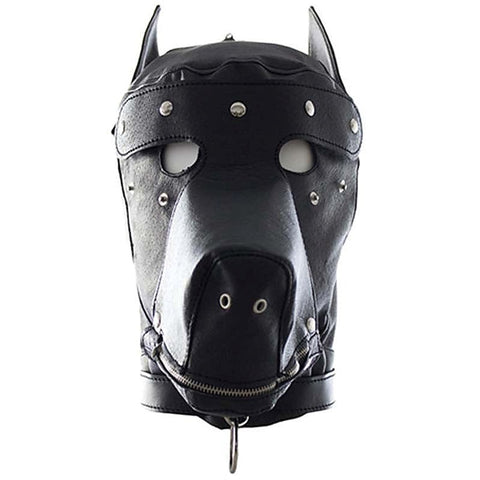 Hound Dog Hood With Detachable Blindfold by BDStyle
