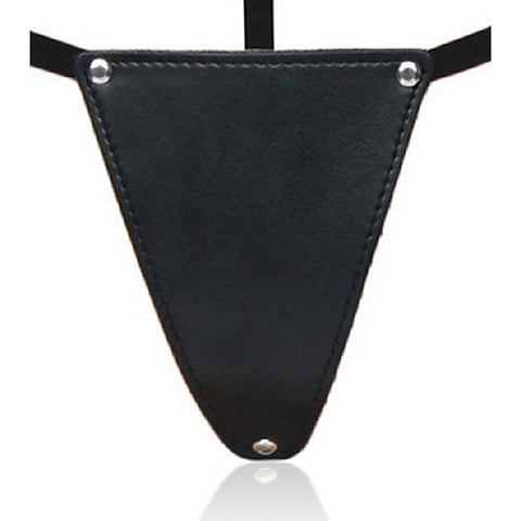 G-String Faux Leather Bikini Panty by BDStyle