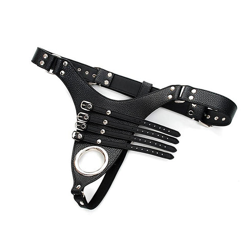 Strict Leather Harness with 4 Penile Straps by BDStyle