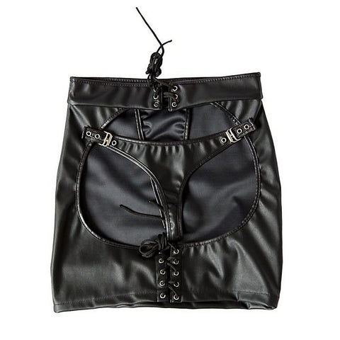 Ladies Open Back BDSM Skirt by BDStyle