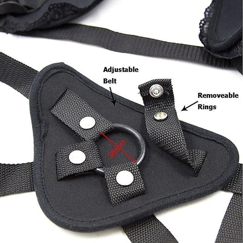 Strap-On Harness With Lace Back by BDStyle