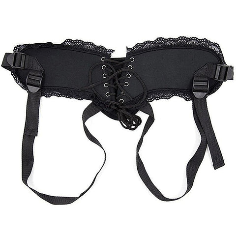 Strap-On Harness With Lace Back by BDStyle