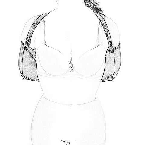 Rear Locking Armbinder Sheath by BDStyle