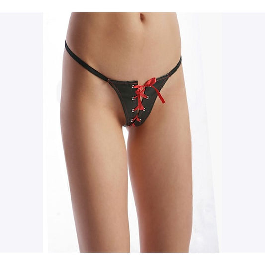 Sexy Panty with Red Silk Ties by BDStyle