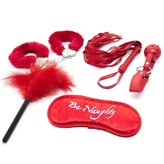 Red Lovers Metal Cuffs Restraint Kit by BDStyle