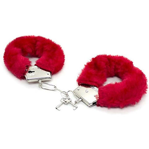 Red Lovers Metal Cuffs Restraint Kit by BDStyle
