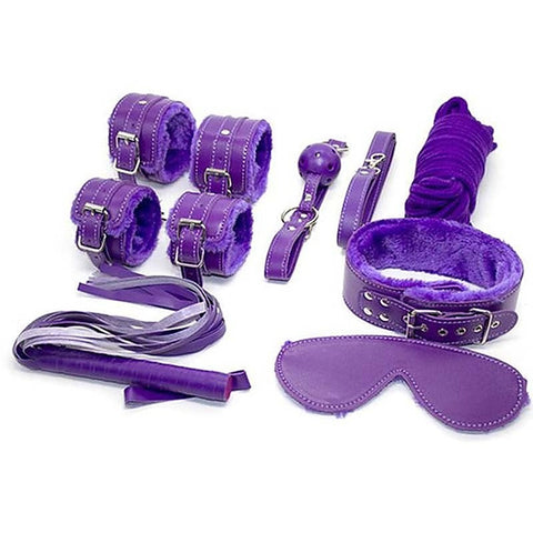 Purple Plush SM Bondage Kit by BDStyle
