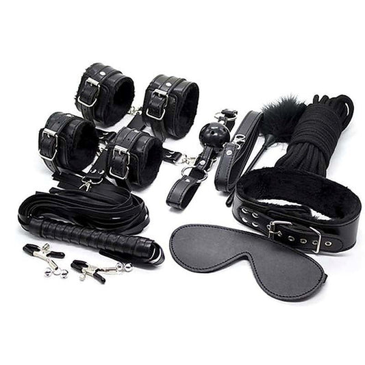 Hogtie Fur Lined Body Restraints Set by BDStyle