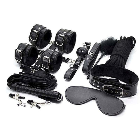 Hogtie Fur Lined Body Restraints Set by BDStyle