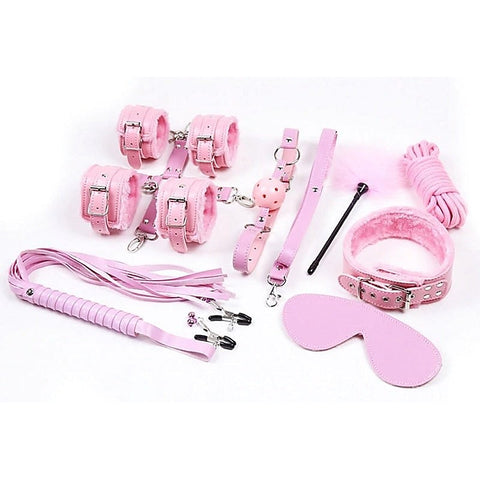 Hogtie Fur Lined Body Restraints Set by BDStyle