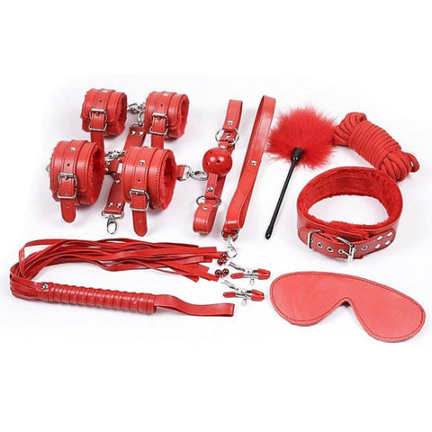 Hogtie Fur Lined Body Restraints Set by BDStyle