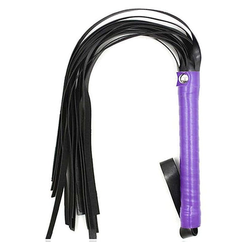 Purple and Black Fur Lined Bondage Kit by BDStyle
