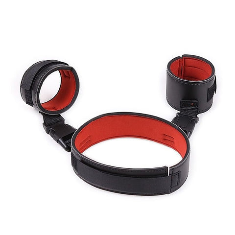 Collar With Hand Cuffs by BDStyle