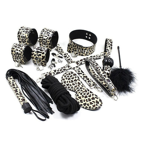 Captivating Leopard Print BDSM Pleasure Set by BDStyle