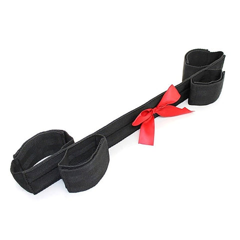 Velcro Ankle to Wrist Restraints with Bowknot by BDStyle