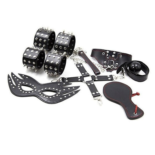 Spike 7 Piece Bondage Kit With Hogtie Kit by BDStyle