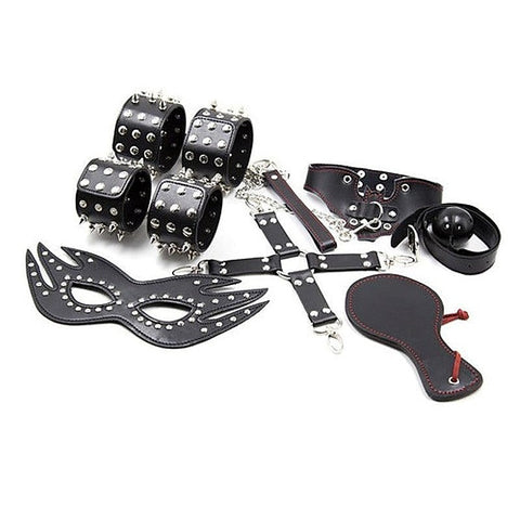 Spike 7 Piece Bondage Kit With Hogtie Kit by BDStyle