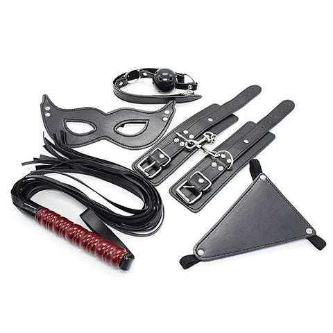 Intermediate Faux Leather Bondage Kit 5 Piece by BDStyle