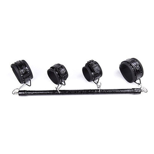 Crocodile Wrist and Ankle Cuffs Bar by BDStyle