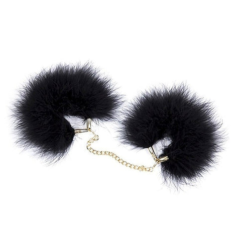 Fur Cuffs with Golden Chain by BDStyle