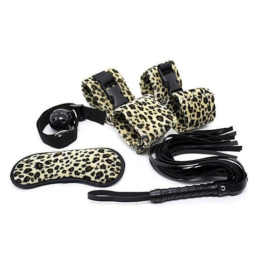 Leopard Print Soft Restraint Kit by BDStyle