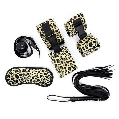Leopard Print Soft Restraint Kit by BDStyle