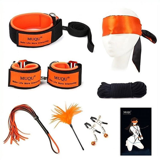 Orange Color Bondage Kit by BDStyle