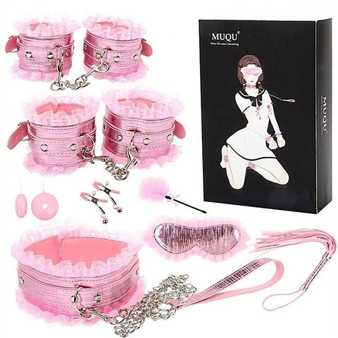 Lace Bondage Set With Love Egg by BDStyle