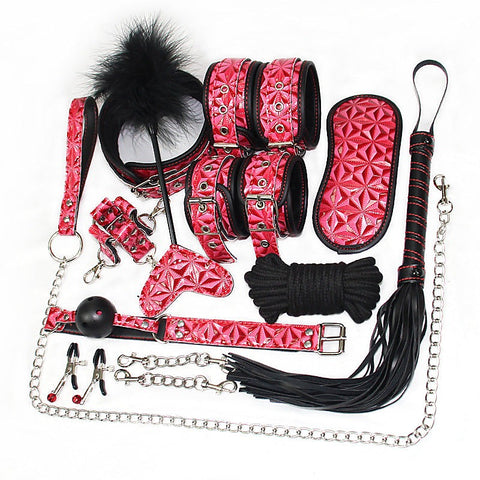Diamond Pattern Plush Bondage Kit by BDStyle