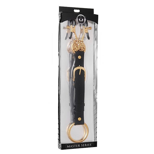Penitentiary Nipple Clamps and Cock Ring Set by XR Brands